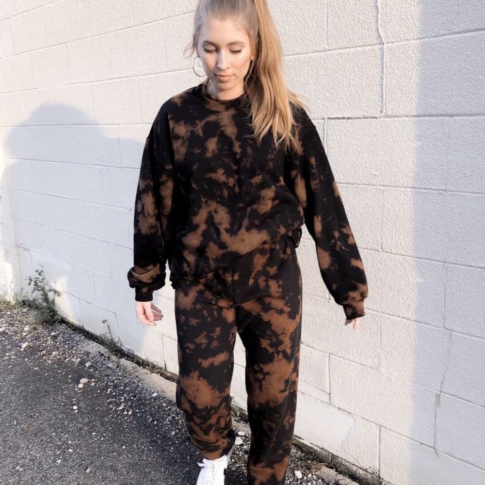 Bleached Tiedye Set